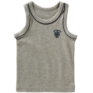 Inside the summer classic British style non-fluorescent little boy children small medium and big children baby pure cotton ultra-thin breathable vest