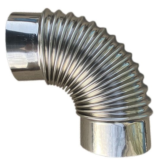 Stainless Steel Chimney Pipe, Diameter 6 Cm, Stove Pipe, Stainless Steel Round Pipe, Rustproof Flue Pipe, Stove Pipe, Exhaust Pipe For Safe Dissipation Of Combustion Gases, Length 20 Cm (Pack Of 5