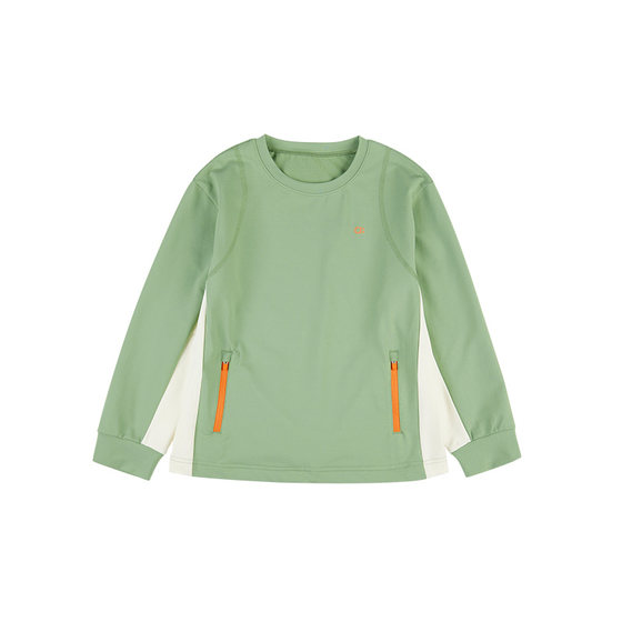 
Youlan Children's Clothing Plaid Fur Quick-Drying Wind-Steel Warm Long Sleeve T-shirt Autumn New Children's Boys and Girls