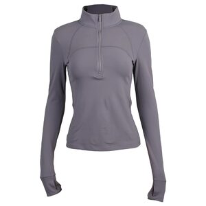 
Stand collar yoga wear women's half-zip sports tops plus velvet fitness clothes long-sleeved outdoor running training clothes autumn and winter