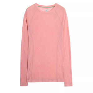 
Outdoor Tencel Merino wool quick-drying clothing women's long-sleeved lightweight underwear running sports round neck bottoming shirt 28.1