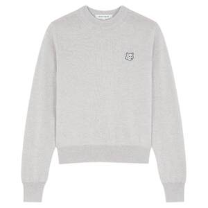 
Maison Kitsune Daily Casual Women's Little Fox Embroidered Round Neck Long Sleeve Pullover Sweater Yintai Department Store
