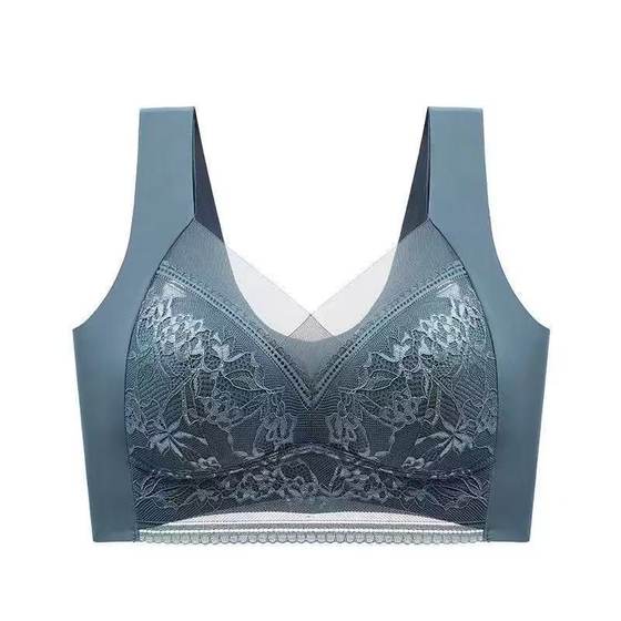 
Summer ice silk traceless underwear for women thin beautiful back lingerie women gathering anti-sagging tube top sports bra women