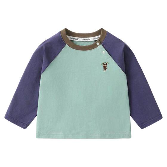 
Kaka Panda Baby Long Sleeve T-shirt Autumn Children's Boys Autumn 2025 New Girls' Base Shirt Top