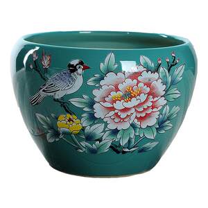 
New Chinese style ceramic flower pot extra large indoor creative cash tree Internet celebrity ceramic pot home clearance special price
