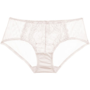 
[Alluring Love Pants] Lace Red Panties Women's Pure Cotton Crotch Mid-waist Sexy Quick-Drying Large Size Boxer Briefs