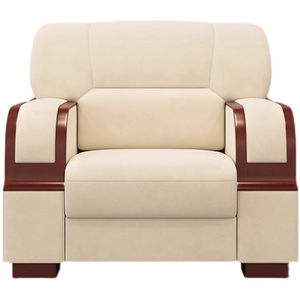 
Office sofa VIP reception conference room business negotiation hotel lobby government living room fabric single seat