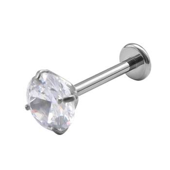 Titanium alloy earrings implanted grade not prone to allergies ear bone nails