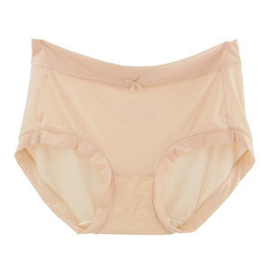 New product color field women's underwear ultra -thin ice silk comfortable medium waist high waist, air -breathable without trace, comfortable summer women's underwear