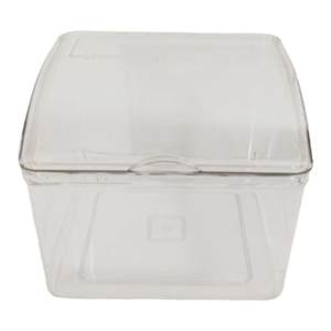 Supermarket acrylic bulk snack display box high -transparent plastic band lid display box storage box storage box candy grain box
