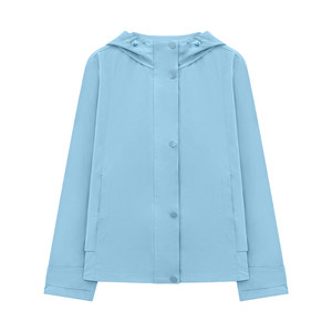 
Maple Spring 2026 new women's simple hooded drawstring adjustable long-sleeved jacket travel versatile outdoor clothing