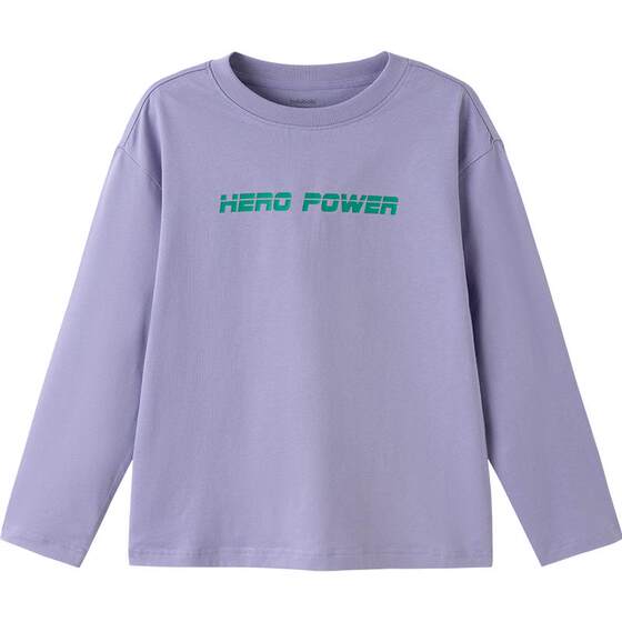 
Balabala boys' long-sleeved T-shirts, medium and large children's cotton tops, spring and autumn children's clothing, children's bottoming shirts, trendy T-shirts