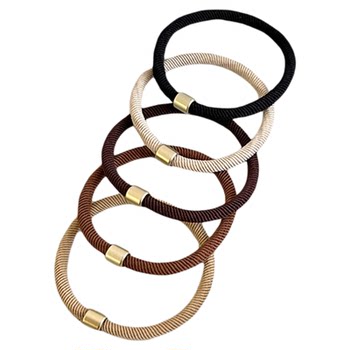 
Women's 2025 high-end simple retro rubber band leather case