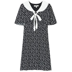 
[Eland Outlet] Women's sweet style puff sleeves floral age-reducing waist-hugging long skirt summer