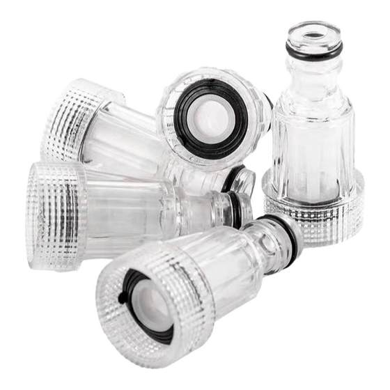 
High-pressure car washing machine accessories water inlet pipe copper nipple filter nut quick connector household brush pump water absorption universal