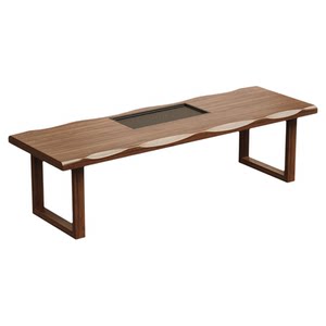 
Zen tea table and chair combination new Chinese-style solid wood large board tea table office tea table modern simple integrated tea table