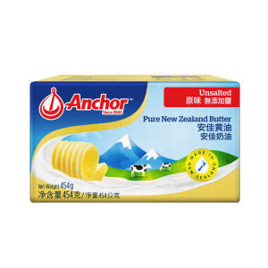 
Anchor butter 454g original imported household commercial edible baked steak animal butter New Zealand