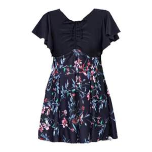 
Mom swimsuit middle-aged and elderly conservative large size loose hot spring swimsuit 2025 new one-piece belly-covering swimsuit