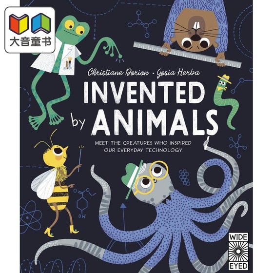 Invented by Animals 动物发明家 英文原版 进口图书 儿童故事绘本 7-10岁 科学创意发明