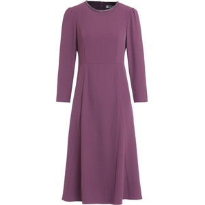 
Red Round Neck Long Sleeve Dress Women's 2025 Spring and Autumn New Elegant and Temperamental Skirt High Waist Drape Long Skirt