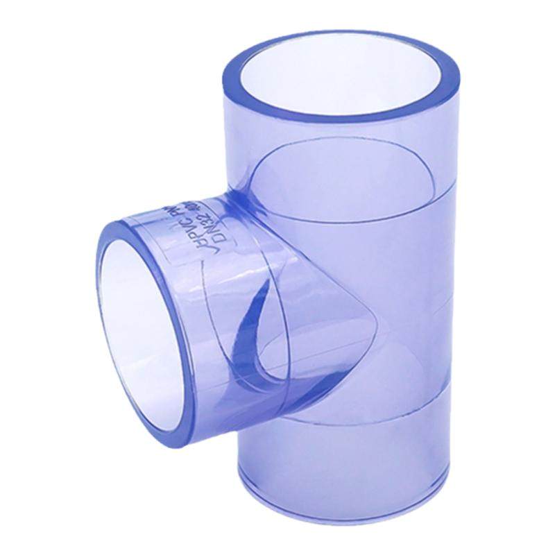 Upvc טי שקוף בקוטר שווה - טי שקוף חיובי טי עמיד לחומצה ואלקלי של pvc ...