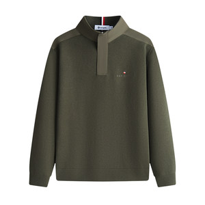 
Navigare Italian small sailing old money style wool sweater men's autumn new high elastic pullover sweater