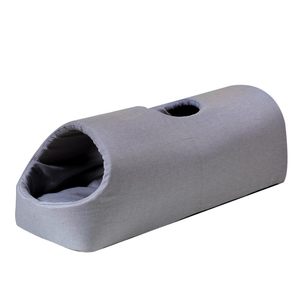Internet famous cat nest winter warm cat tunnel plush thickened semi enclosed cat house sleeping pet cat supplies