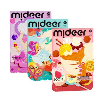 mideer children's nail stickers are waterproof and non-toxic