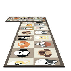 Cartoon Puppy Diatom Mud Kitchen Special Floor Mat That Absorbs Water And Oil, No-wash Floor Mat, Waterproof, Oil-proof And Non-slip Small Carpet