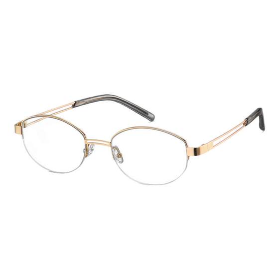 
LOHO personality old-fashioned half-frame glasses for myopia women can be equipped with high intelligence-sensing non-face frame anti-blue light frame