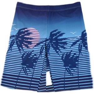 Beach pants men's quick -drying and loose can go to the water swimming trunks large size men's embarrassing seaside vacation five -point swimming trunks