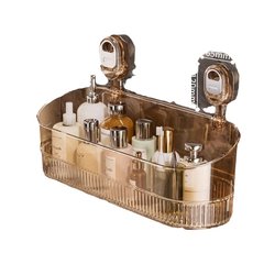 Bathroom shelf light luxury punch-free wall-mounted