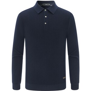 
[Celebrity Same Style] EMZ Ordos Autumn and Winter New Antibacterial Polo Collar Pure Wool Sweater for Men