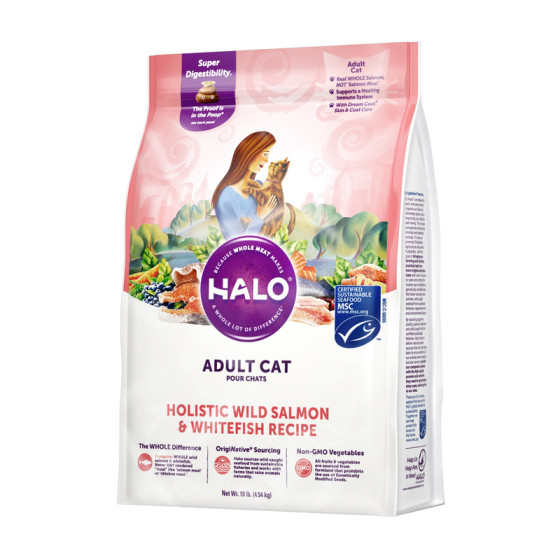 American halo natural halo cat food bodybuilding body shape gastrointestinal sensitive low-sensitivity grain-free kitten staple food 10 lbs