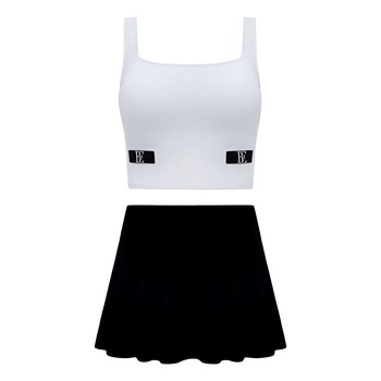 BE Fan De'an sun protection sports style split swimsuit