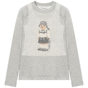 
TeenieWeenie Bear Women's Spring and Autumn Relaxed Lazy Style Cotton and Linen Blend Sweater Two-piece Knitted Sweater