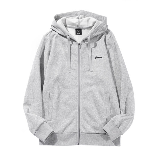 
Li Ning Jacket Men's 2026 Spring Cardigan Hooded Sweatshirt Trendy Loose Casual Jacket Top Sportswear Men