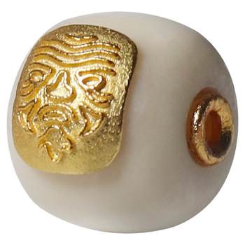 
Trendy generation mammoth teeth inlaid old beads DIY