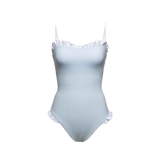 
AtlanticBeach2025 new swimsuit for women summer conservative French retro belly-covering one-piece swimsuit high-end