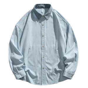 
Couple's denim shirt jacket men's spring 2026 new shirt men's long-sleeved tops men's cardigan outer wear