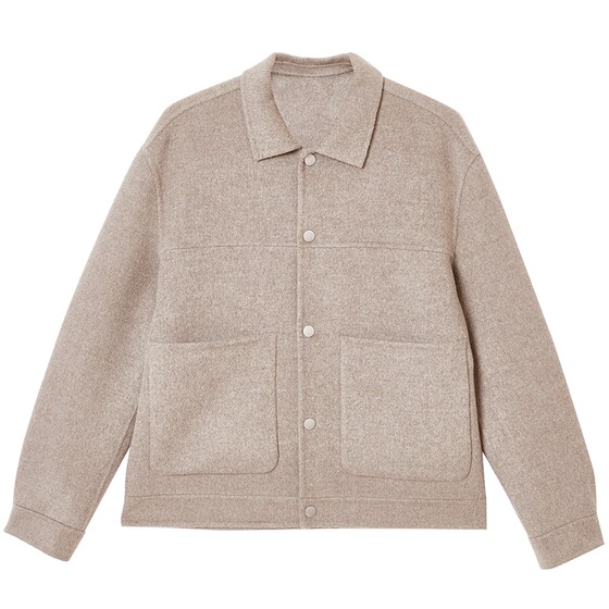 
[Shopping Mall Popularity] Jack Jones Men's Winter Lapel Jacket Woolen Coat 225427042