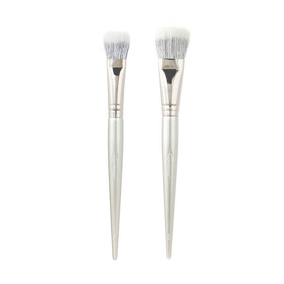 
Guo Xiaoniu flat head dot paint brush double-layer wool bristles blush brush animal hair contour brush Cangzhou makeup brush