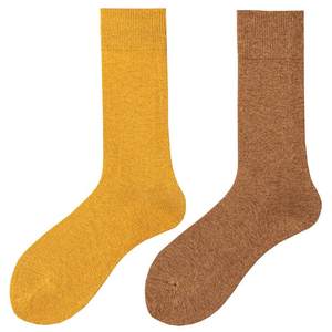 
Socks for women pure cotton mid-tube socks in autumn and winter cotton solid color anti-odor black cotton socks mid-suit boneless women long socks long tube