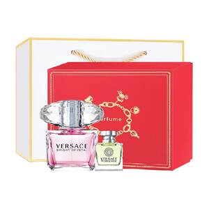 
[Chinese Valentine's Day Gift] Versace/Versace Crystal Diamond Women's Perfume Gift Box 90ml+5ml Birthday Gift
