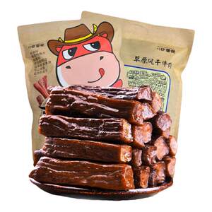 Mengliang Inner Mongolia Specialty Hand-Teared Dried Beef Jerky 500g Snack Spicy Beef Single Packaged Snacks