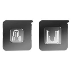 No punching letter buckle with strong sticking buckle