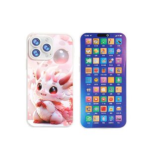 
2025 New Children's Mobile Phone Toy Baby Early Education Puzzle Simulation Music Phone Baby Rechargeable Nibble