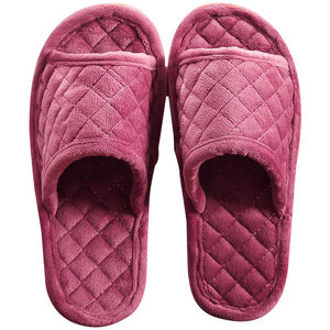 
Korean version special offer crystal fluff fur cloth sole slippers at home autumn and winter men and women couples warm floor silent suede