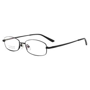 Myopia glasses frame for women with small face ultralight pure titanium full frame with height number finished eye frame anti-blue light old flower