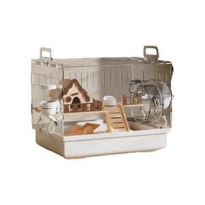 
Hamster cage special gold bear cage extra large luxury villa acrylic transparent cheap large supplies nest house